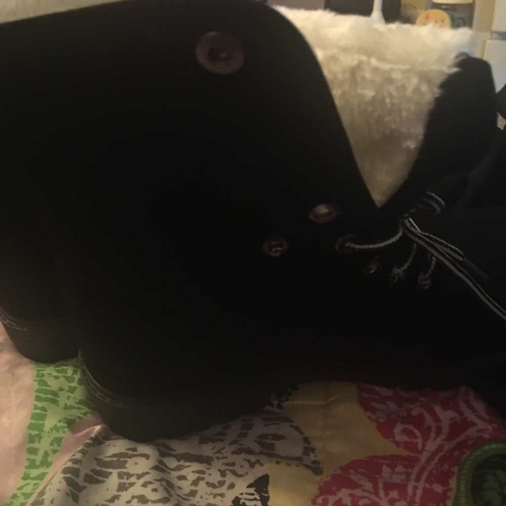 Black boots